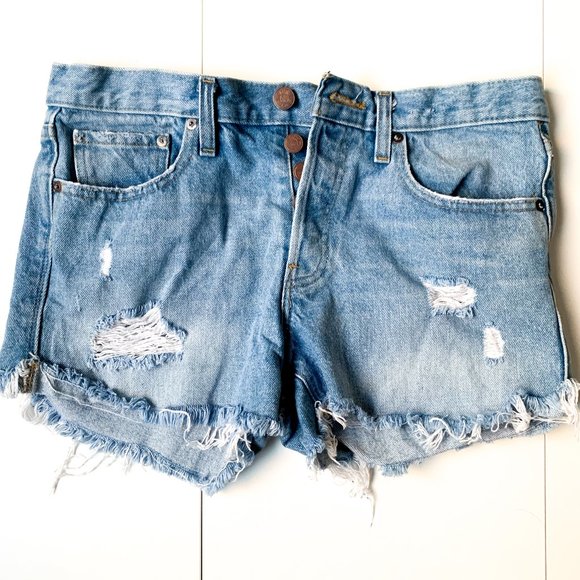 Urban Outfitters Pants - BDG urban outfitters mid-rise jean cut off shorts